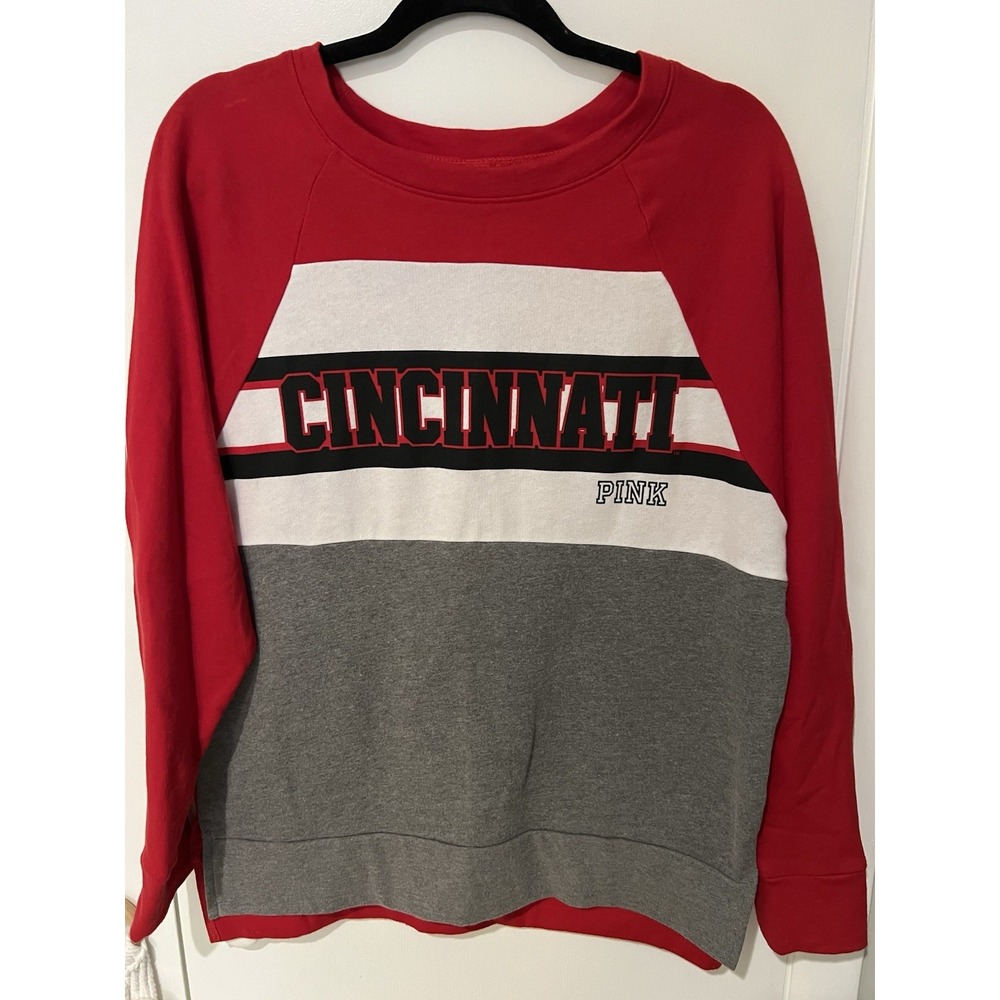 Victoria Secret Pink Collegiate Collection Cincinnati‎ Sweatshirt Size Small